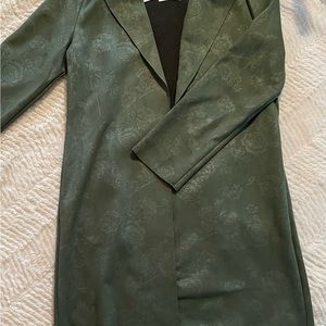 Tahari Faux Leather Coat